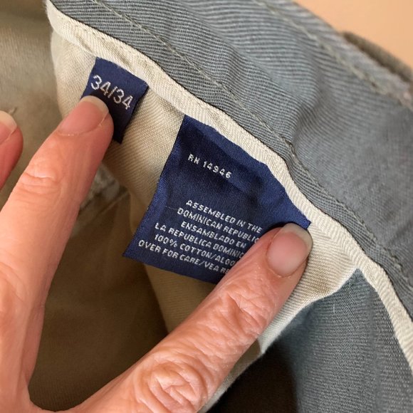 Van Heusen Gray Dress Pants 34/34 - Picture 6 of 8